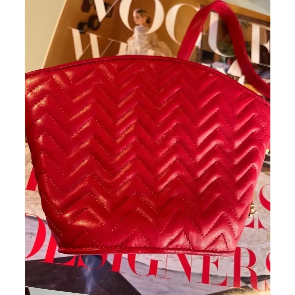 Lorenzi red leather